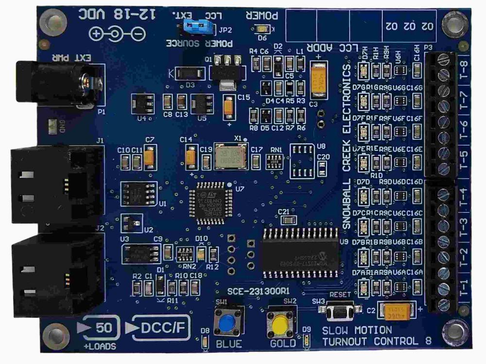 (image for) Slow Motion Turnout Control x8